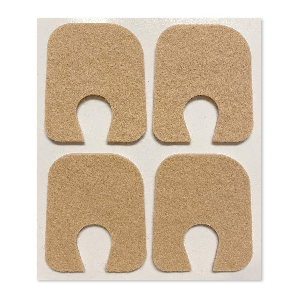 Aetna adhesive callus pad bottom view cushions pressure on the sole.