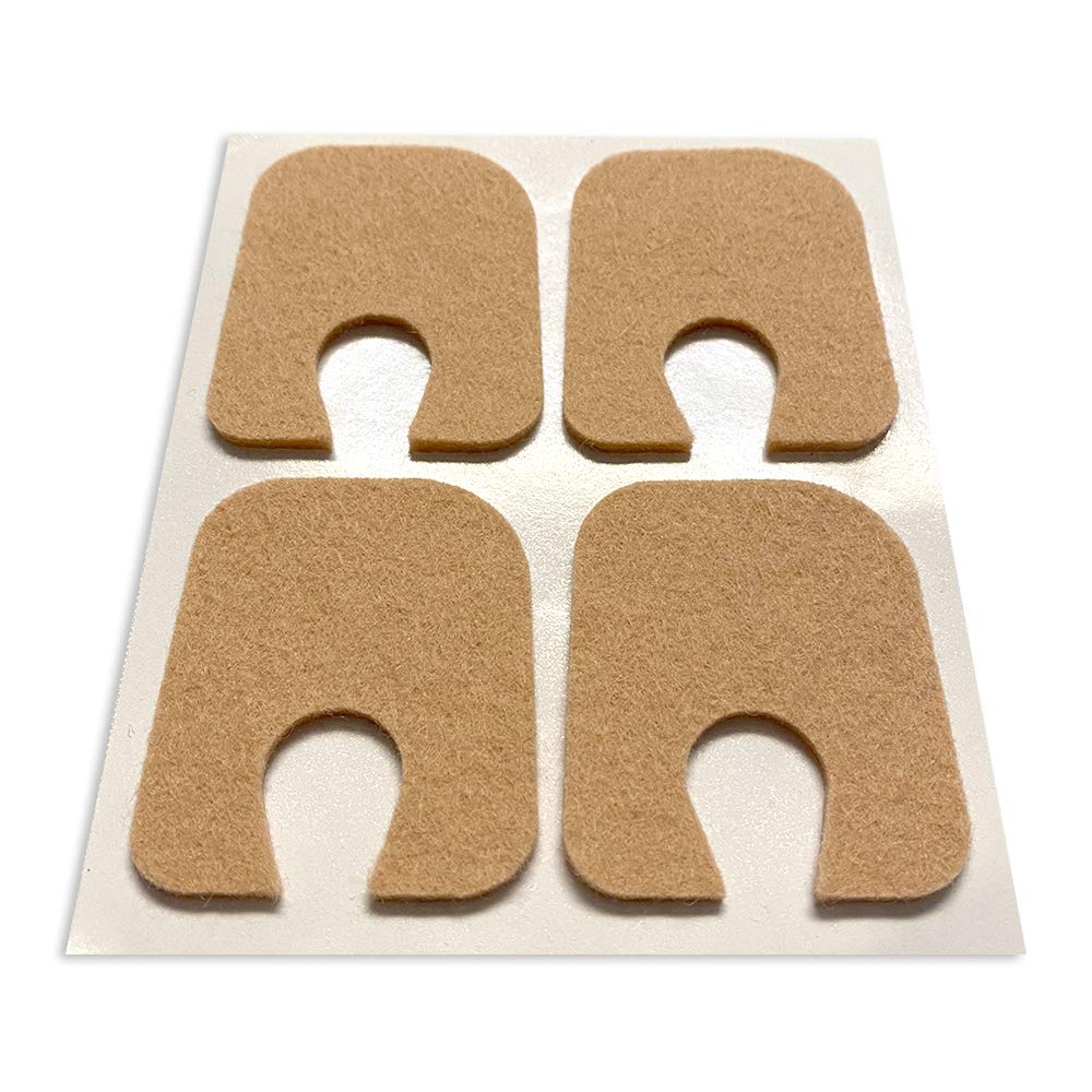 Aetna adhesive callus pad side view softens pressure on the toe area.