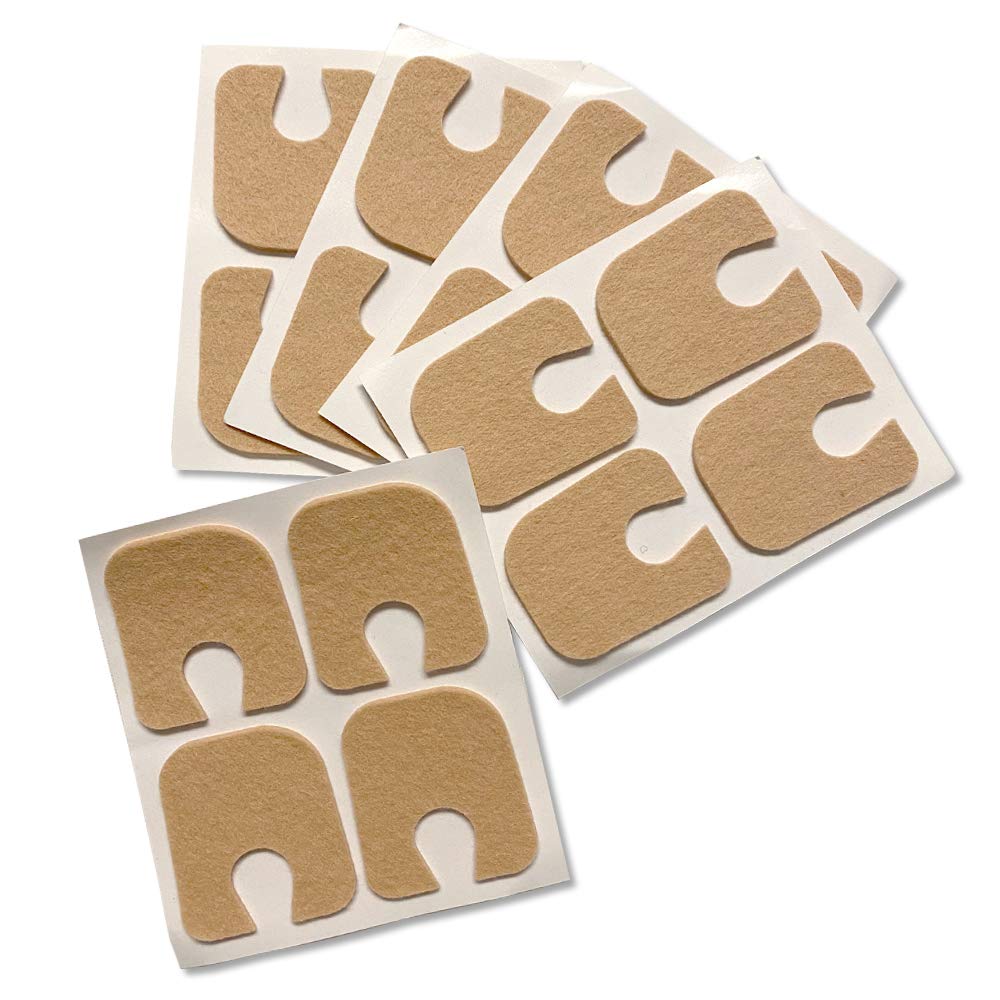 Aetna bunion padding application demo shows customizable comfort.