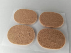 Aetna adhesive-backed bunion shields secure during activities