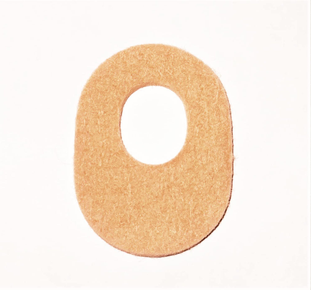Aetna flesh felt bunion shields offer 3 mm cushioning for walking