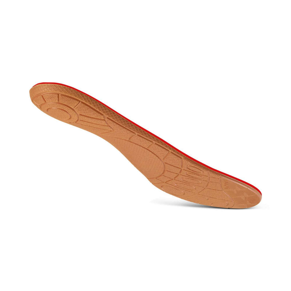 Aetrex L600 inserted in a sneaker demonstrating a comfortable fit