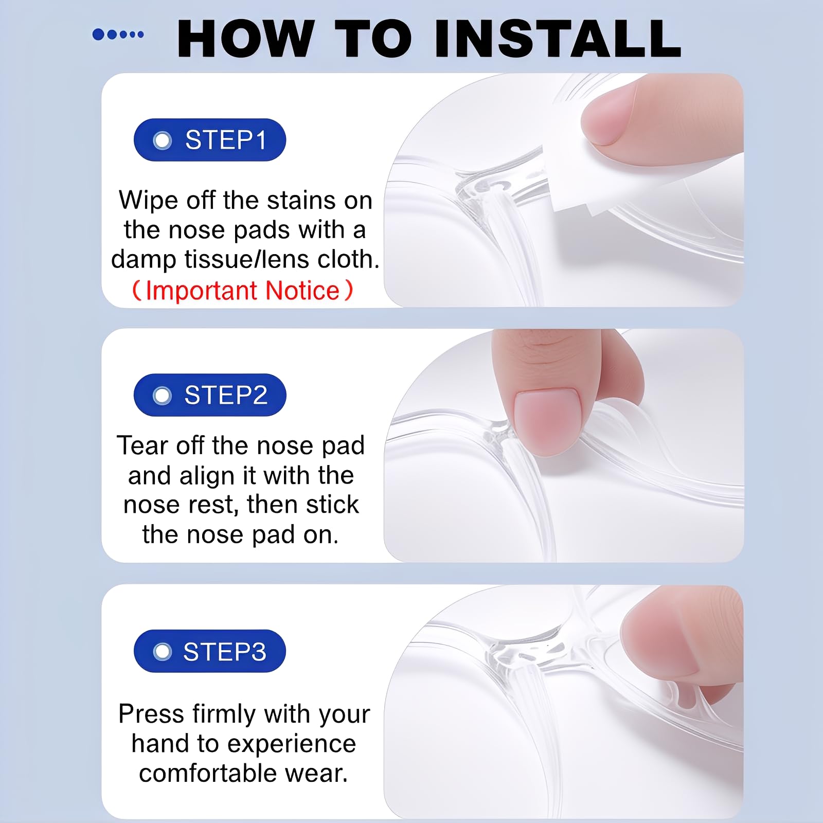 Adhesivo para gafas AETUXU mantiene las patillas en su lugar