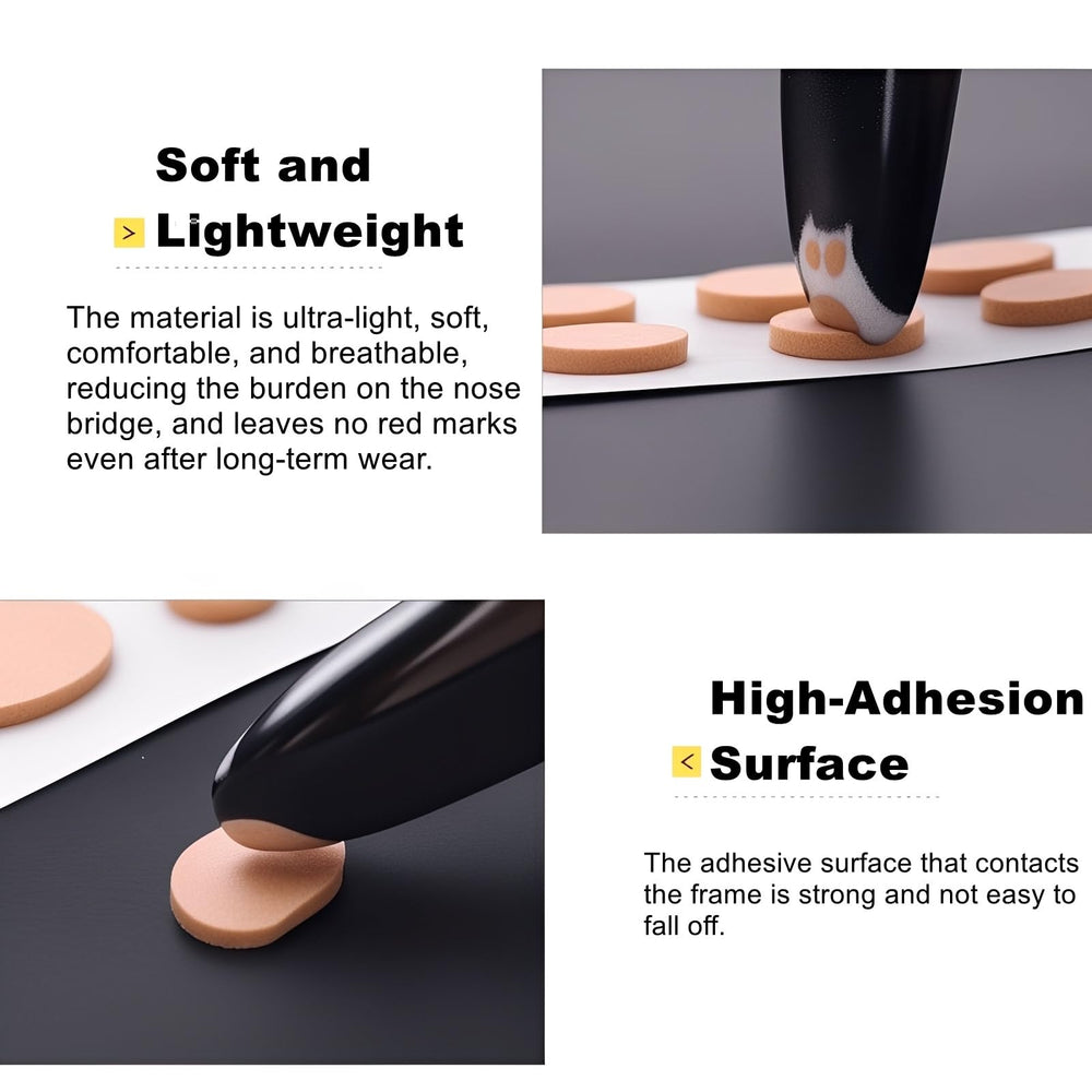 AETUXU EVA foam nose pads water-drop shape for secure, comfortable wear