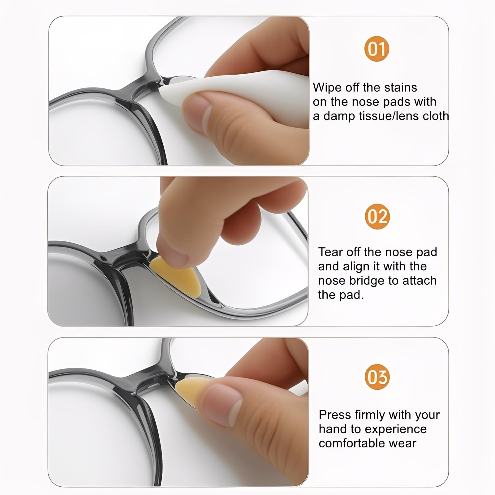 AETUXU nose pad care tips help maintain adhesive performance and hygiene