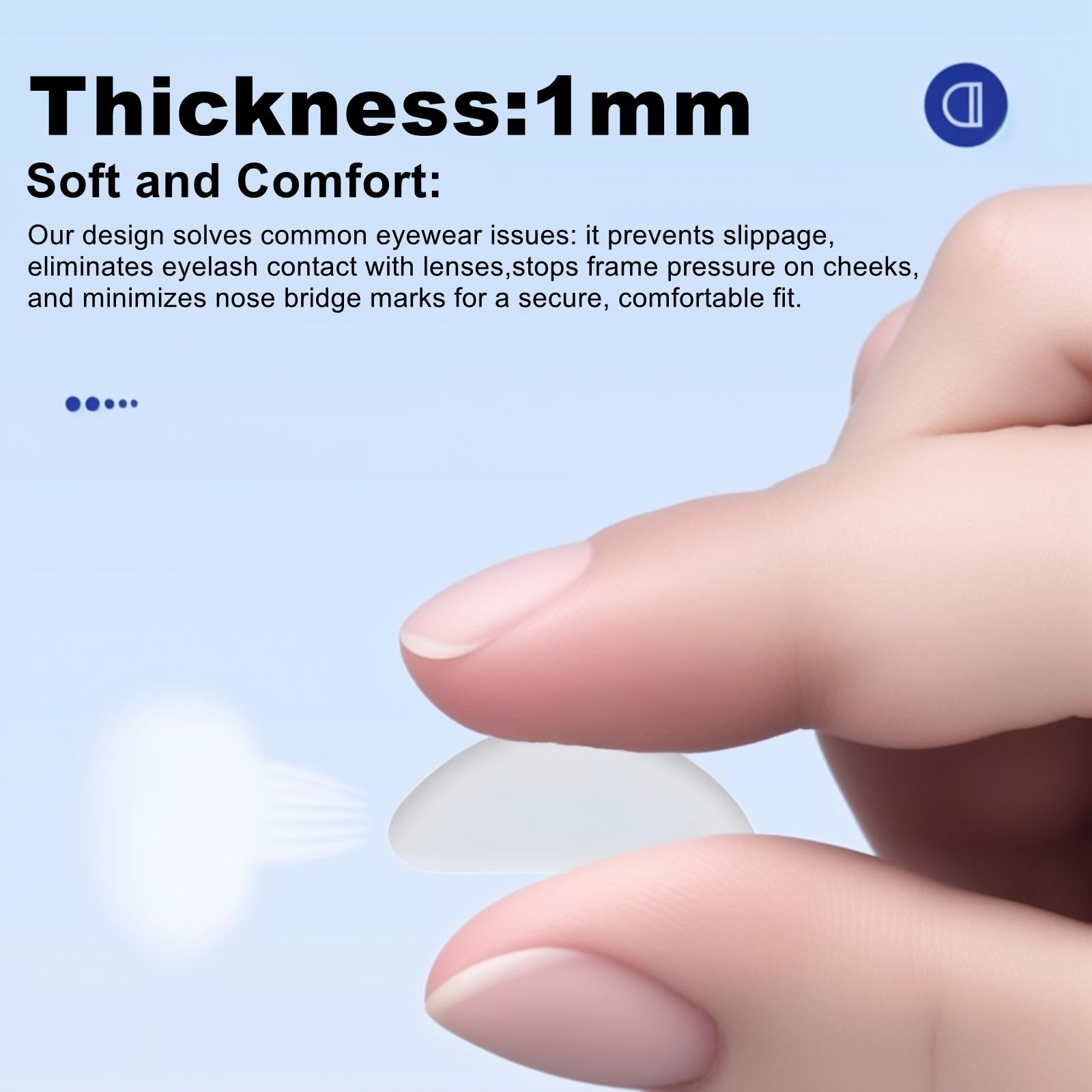 Diseño universal de almohadillas nasales AETUXU para varios marcos