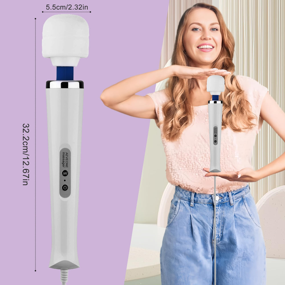 AEVEONE massager side view showcases compact ergonomic design