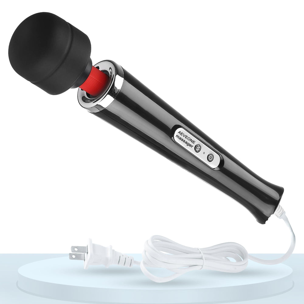 AEVEONE massager in use on back and shoulders for tension release