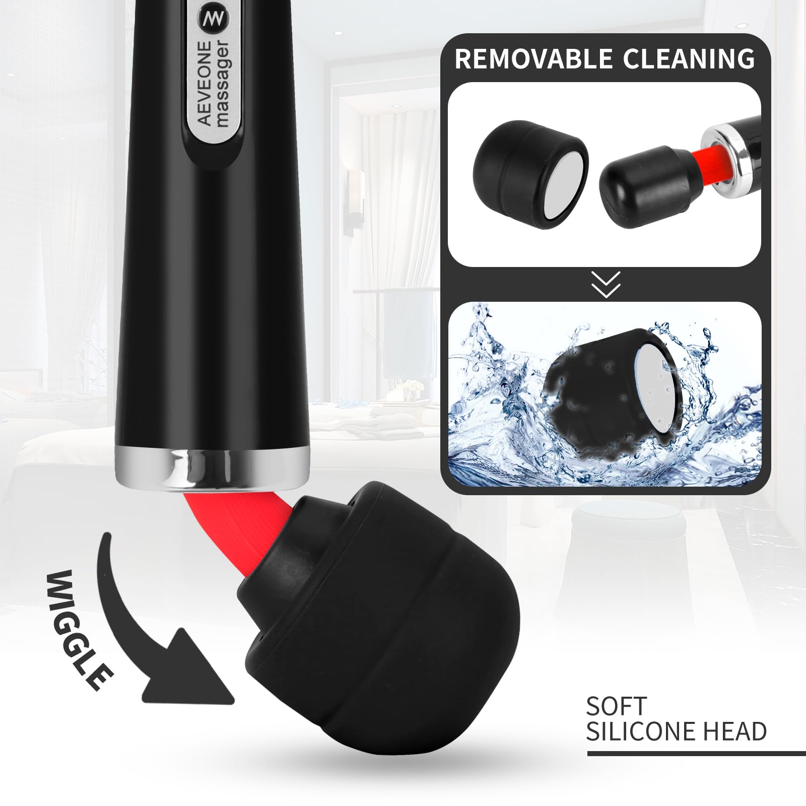 AEVEONE massager compact design suitable for one-handed use