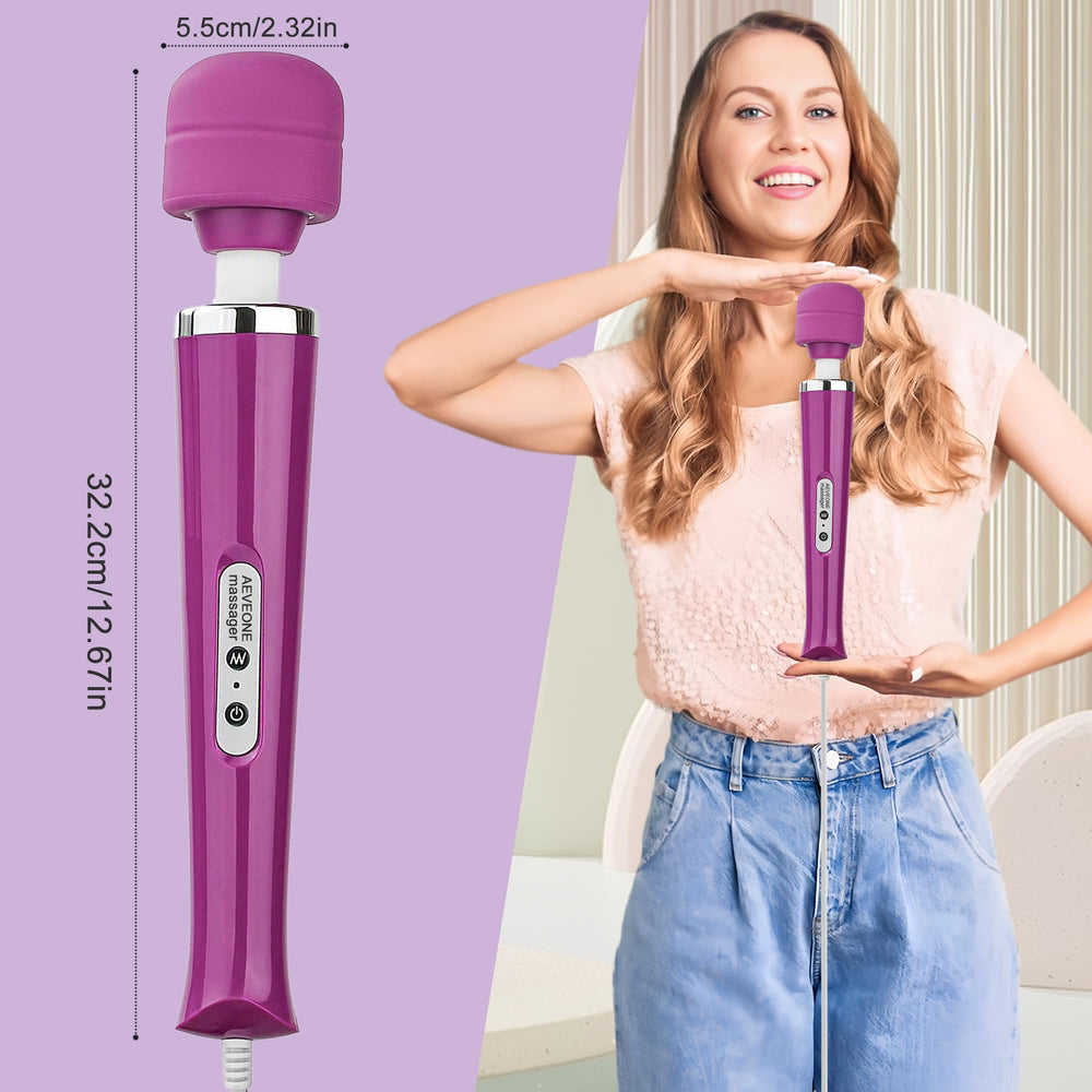 AEVEONE massager in use targets shoulders and back for quick relaxation