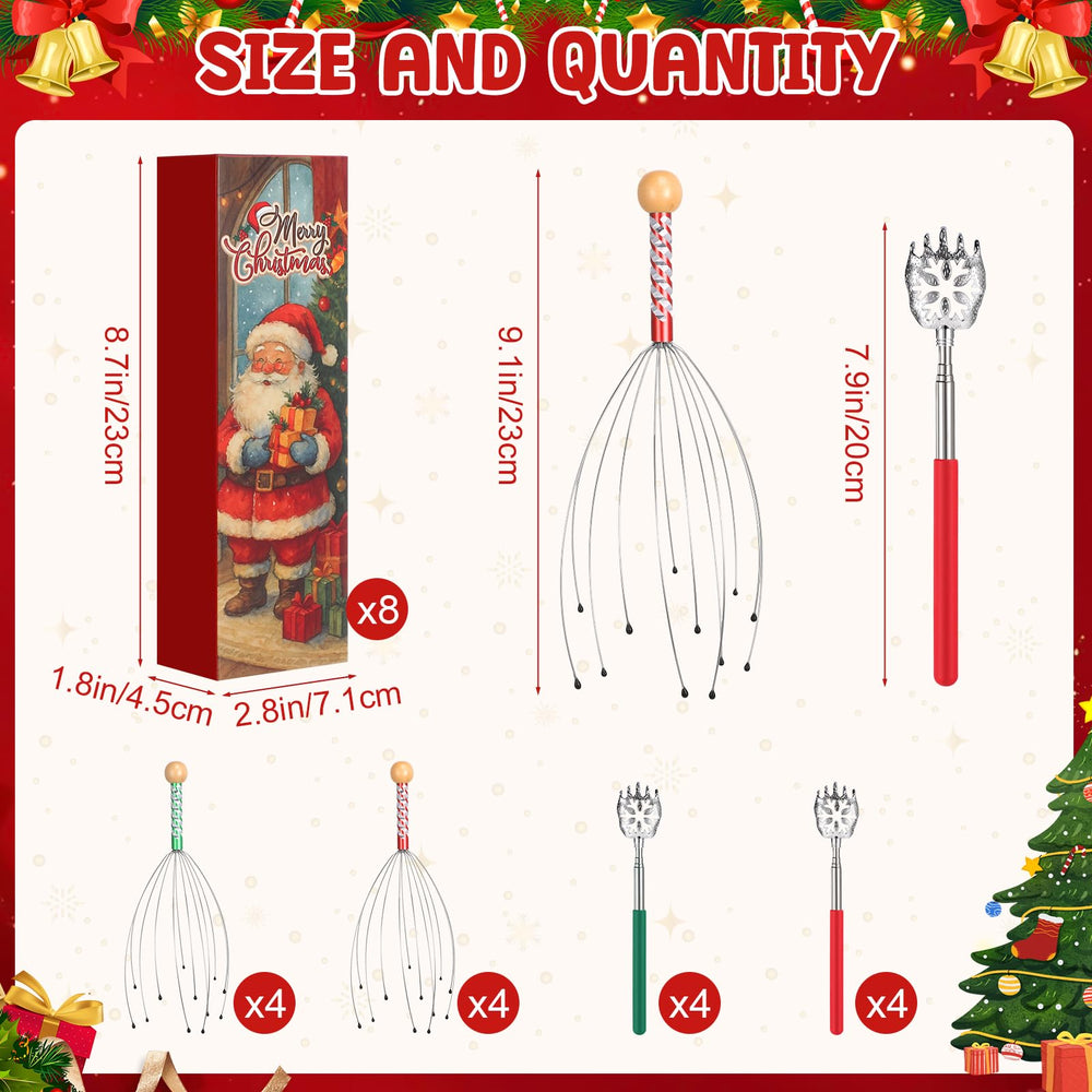 Afarnook extendable back scratcher reaches hard-to-reach areas.