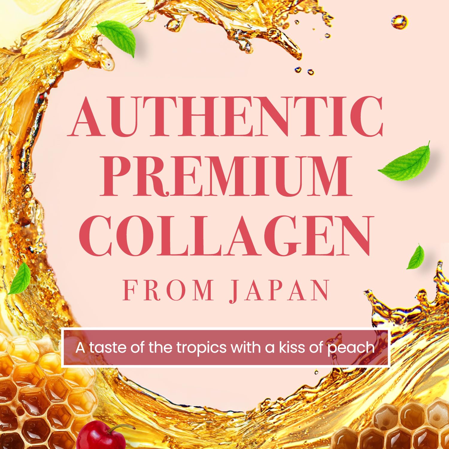 Prepared AFC Tsubaki Ageless drink in a glass ready to enjoy.