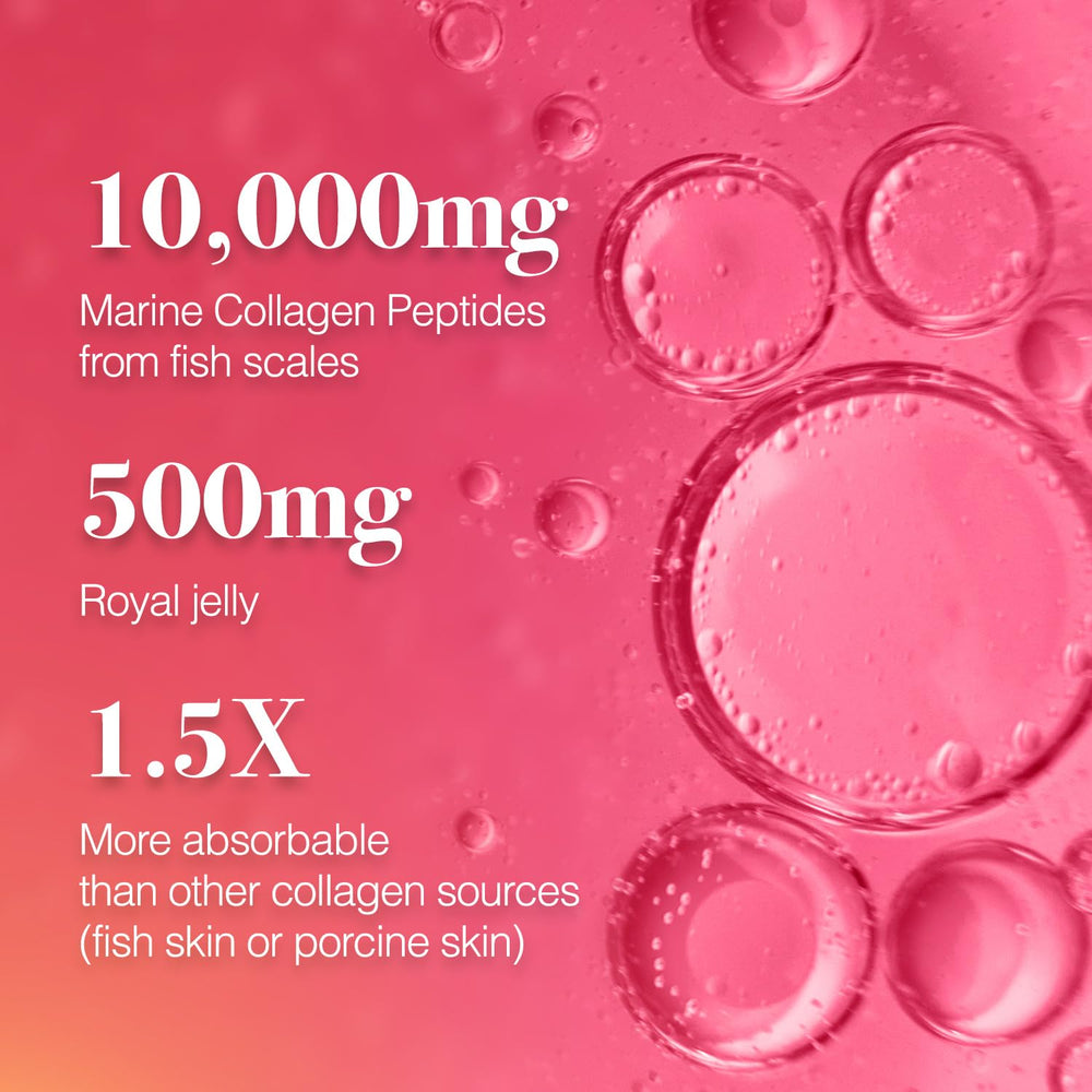AFC Tsubaki Ageless sachets for convenient daily collagen boost.