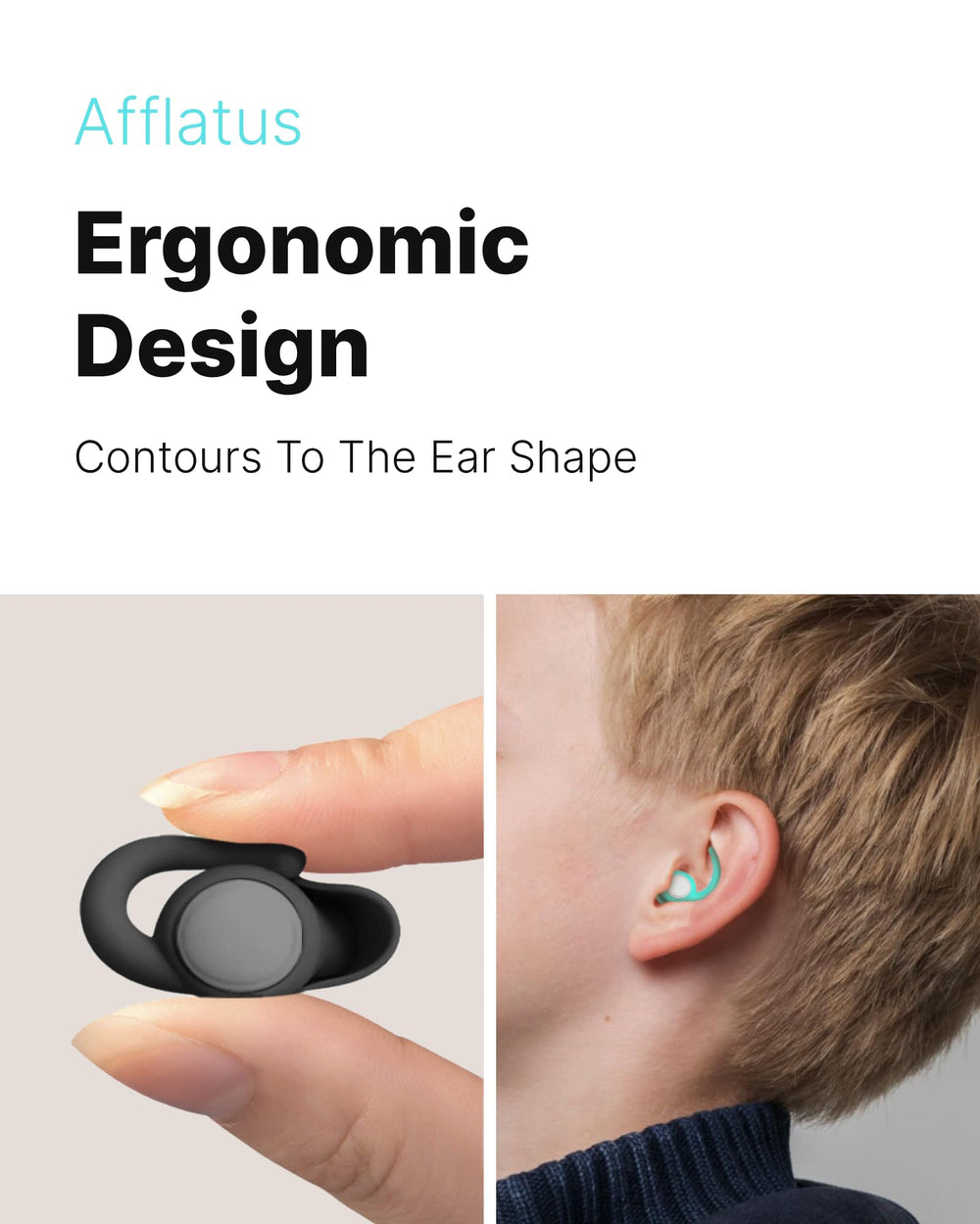 Afflatus ear plugs noise reduction 33db: blocks high-frequency noise effectively.