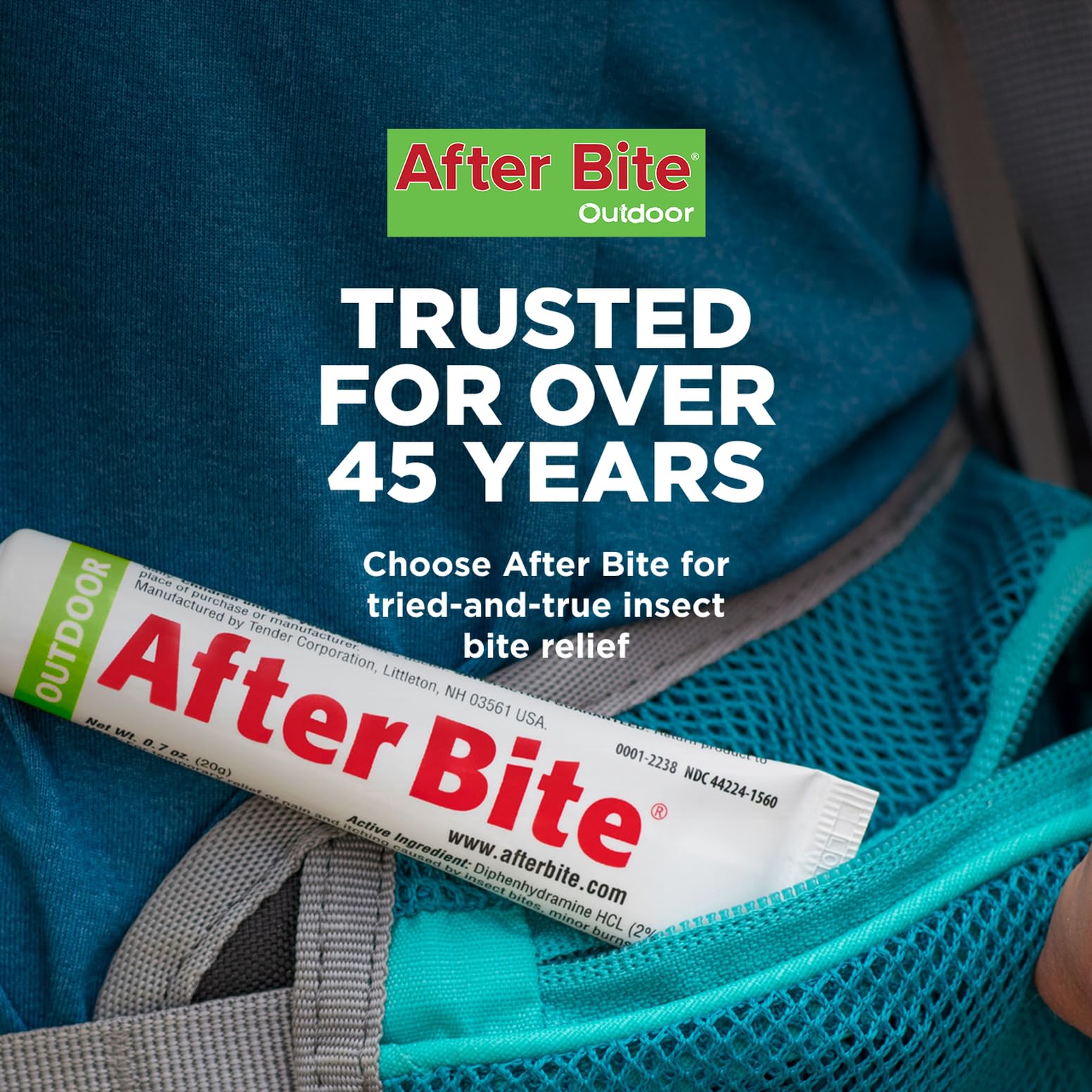 After Bite Outdoor Formula emergency-kit ready for outdoor trips.