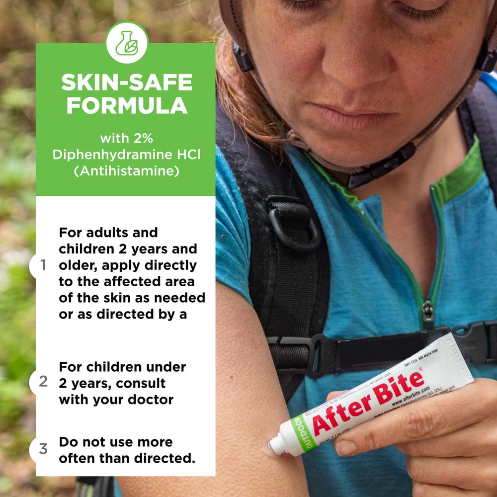 After Bite Outdoor Formula four-pack supports family bite relief on trips.