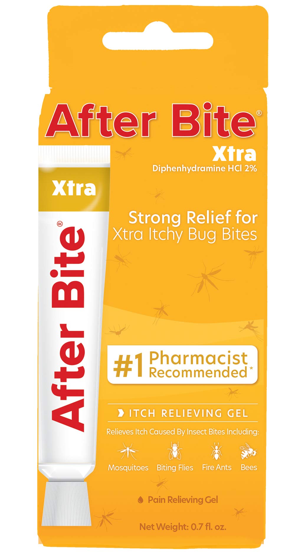 After Bite Xtra, aplicador portátil para alivio rápido de picaduras.