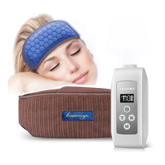 AFUNSO head massager airbag closeup shows gentle contact for relaxation