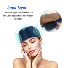 AFUNSO head massager warm compress reveals built in heat for soothing warmth