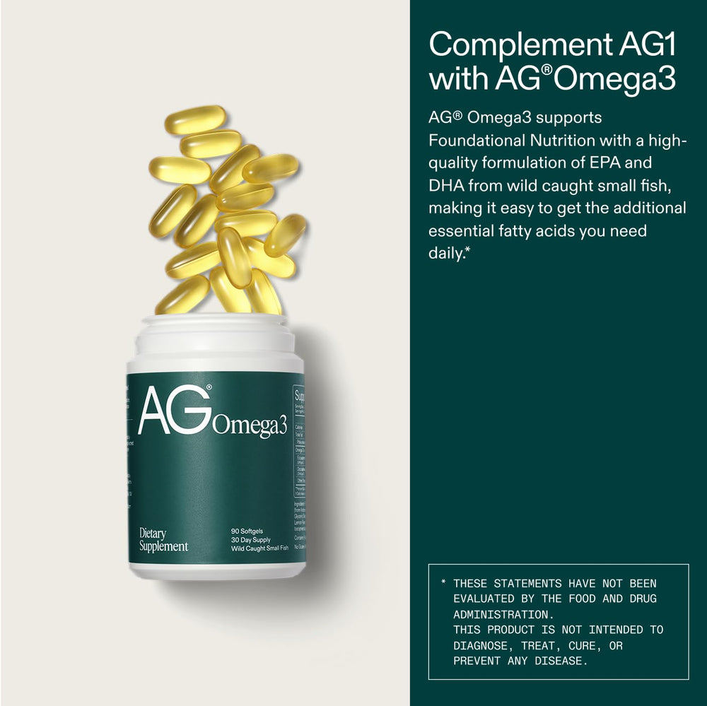 Wild-caught fish origin emphasizes sustainable sourcing for AG1 Omega3