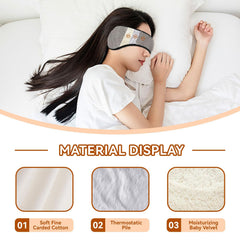 Agatige 2-in-1 Sleep Mask and Earmuffs for total darkness