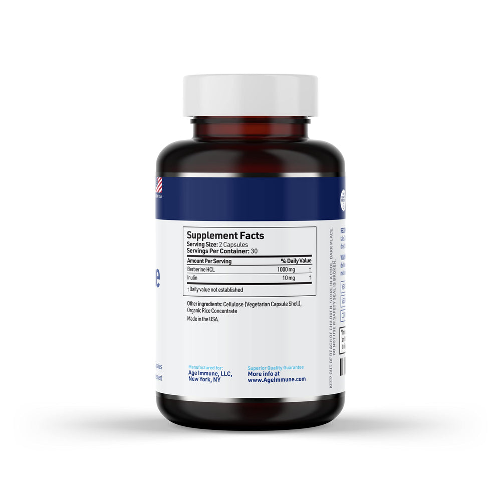 AgeImmune daily-dose pack shows two capsules per day.
