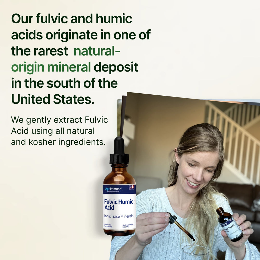 AgeImmune USA origin from Texas, showcasing a plant-derived mineral blend.