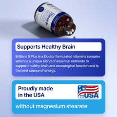 AgeImmune Vitamin B Complex label front on bottle for premium methylated vitamins