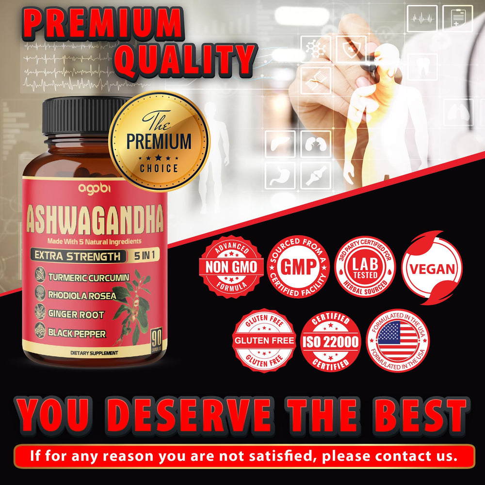 agobi quality-control seal signals GMP and ISO standards for consistent quality.