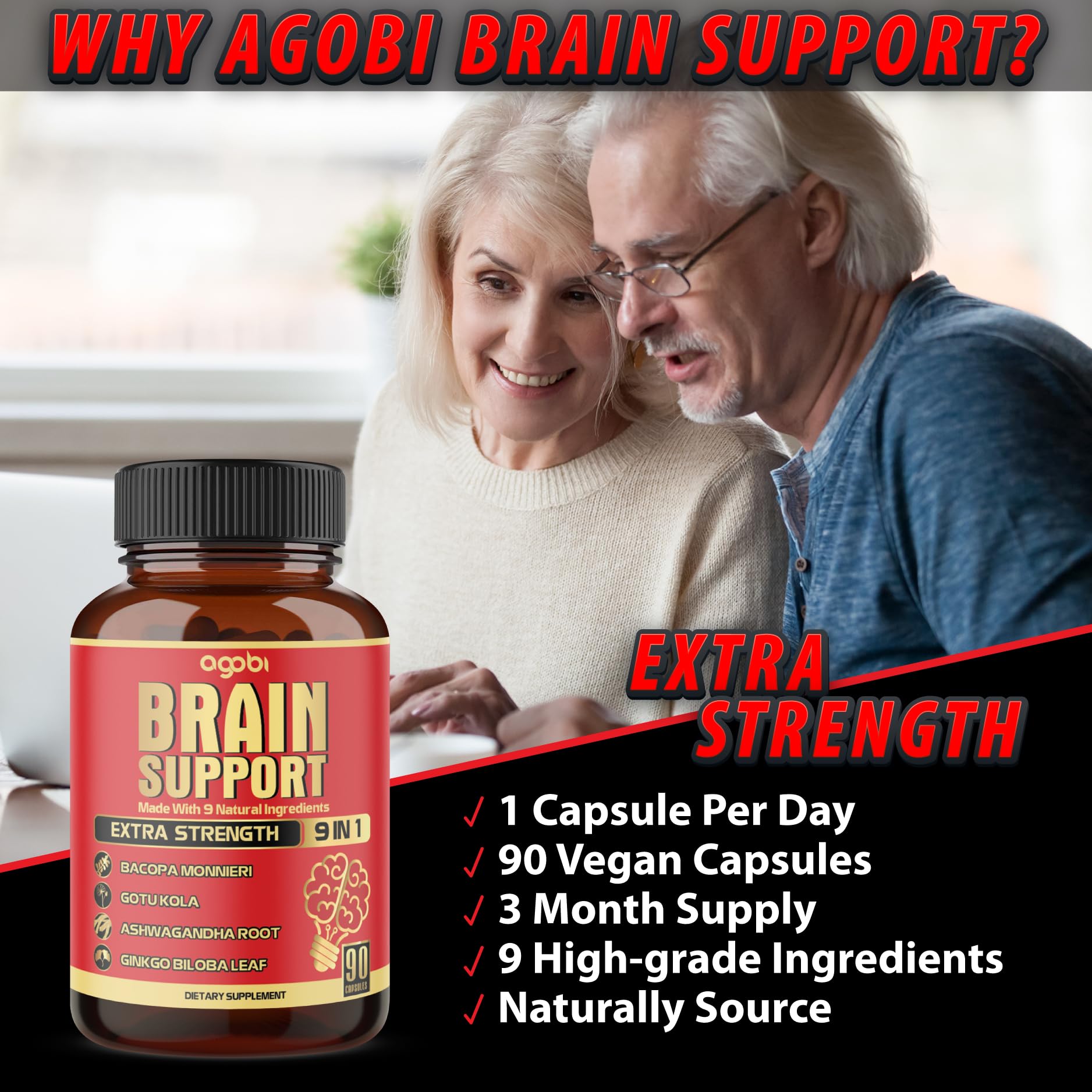 agobi vegan capsules highlight allergen-free, non-GMO ingredients for sensitive users.