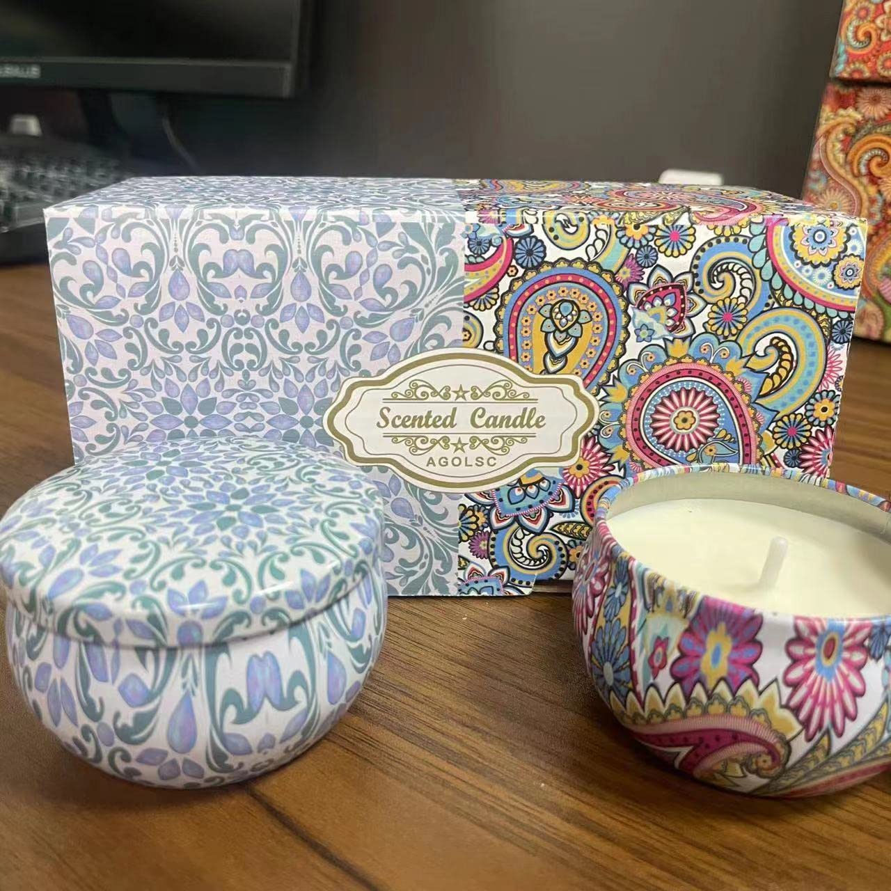 Gift-ready packaging makes AGOL candles a thoughtful present.