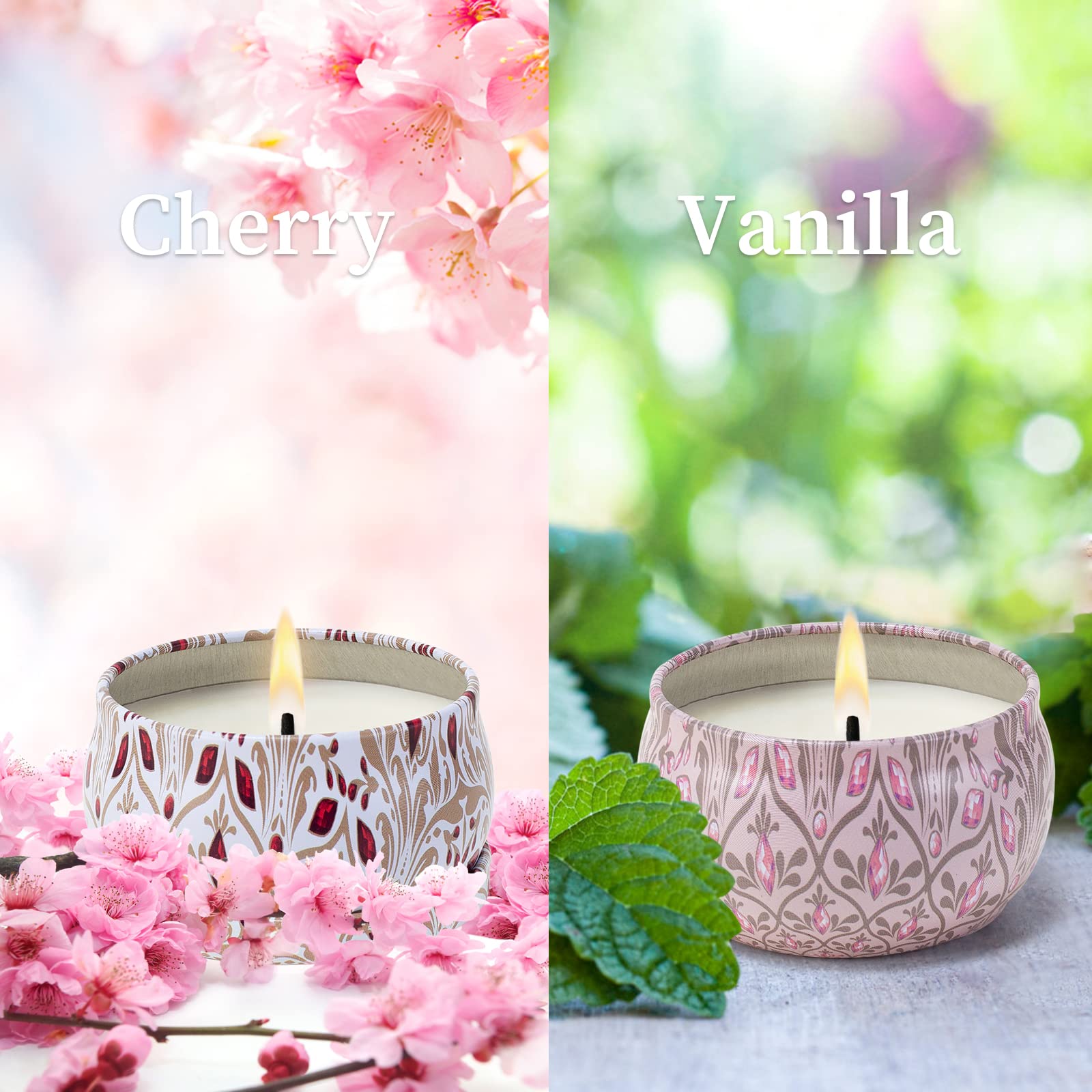 AGOL Aromatherapy Candles burn with gentle flame for relaxing ambiance