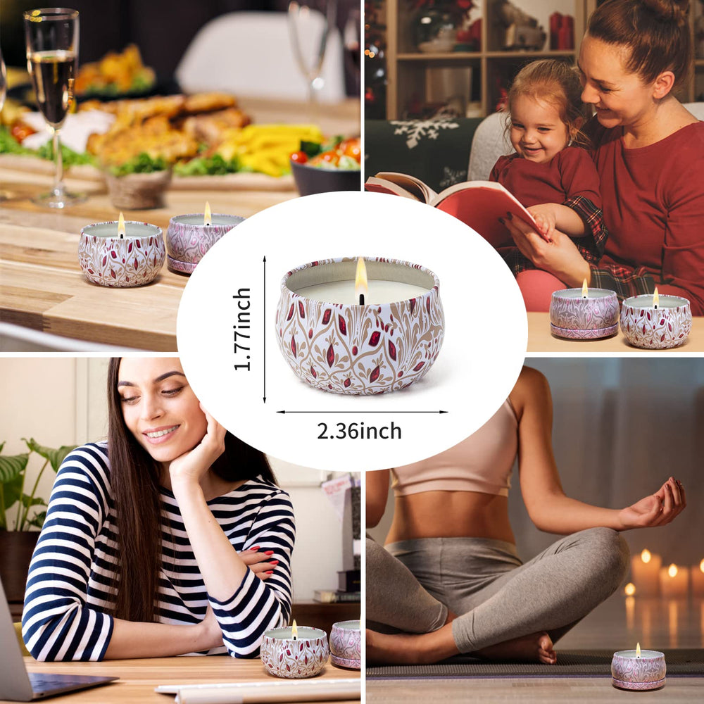 AGOL Aromatherapy Candles in cozy living room setting