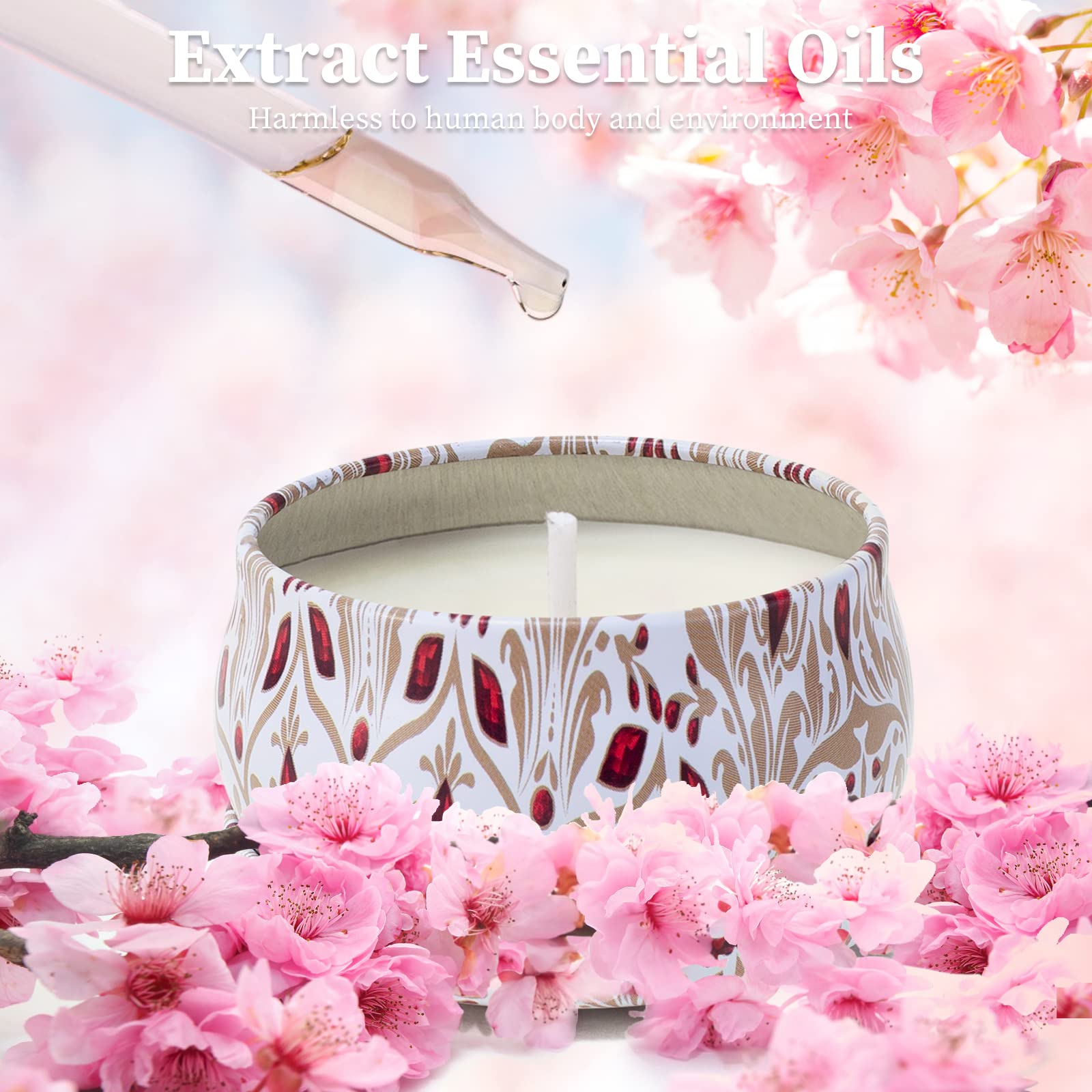 AGOL Candles side-by-side jars showcasing Cherry and Vanilla scent