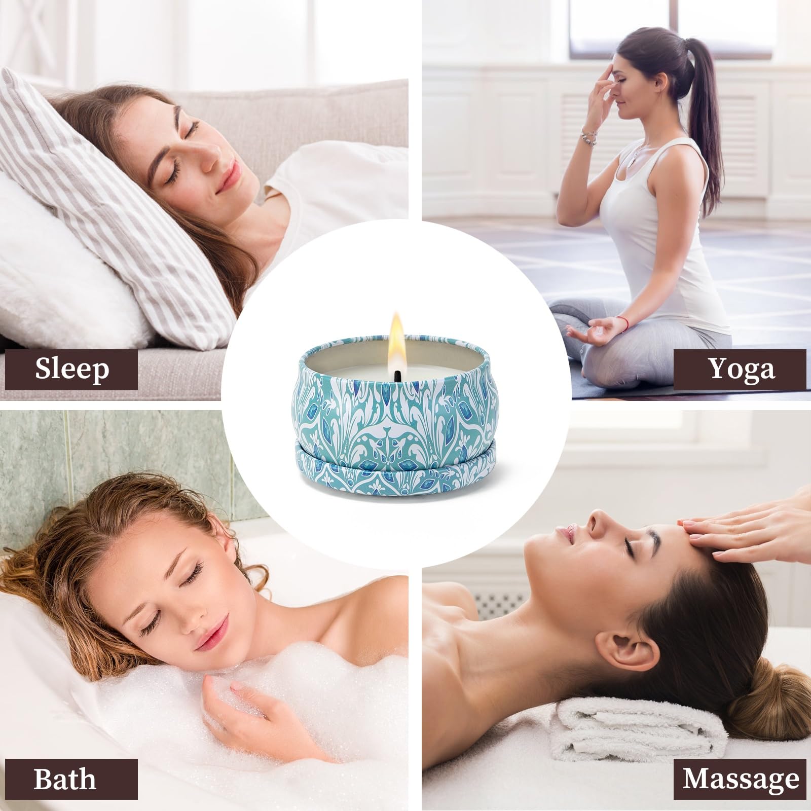 AGOL burn time 12 hours per candle for extended ambiance