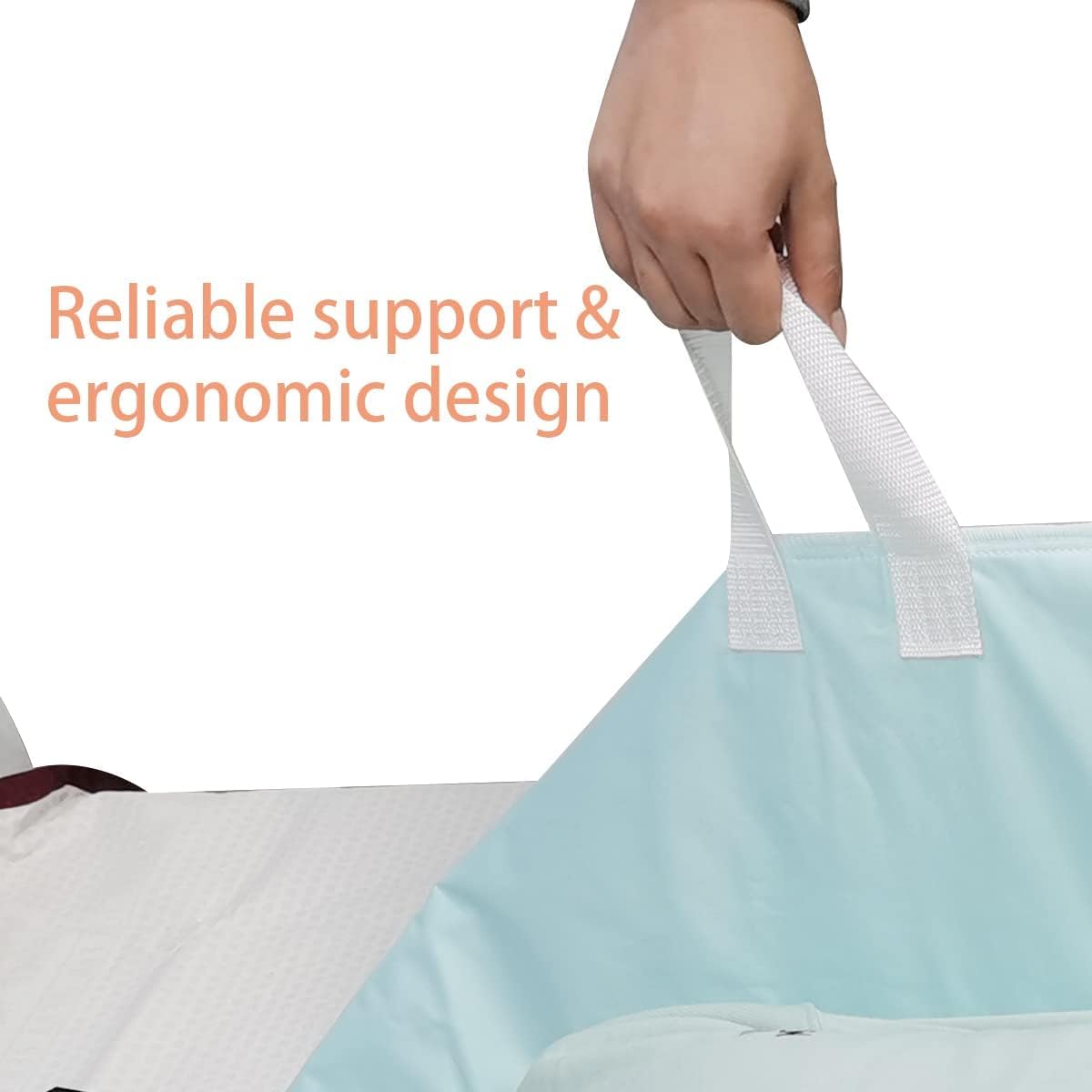AGOOLIIU machine-washable bed pad dries quickly after washing.