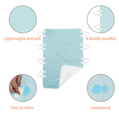AGOOLIIU waterproof bed pad keeps the mattress dry and protected.