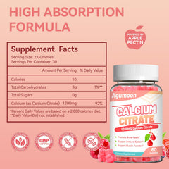 Agumoon Soft-chews closeup highlighting gelatin-free, vegan formula.