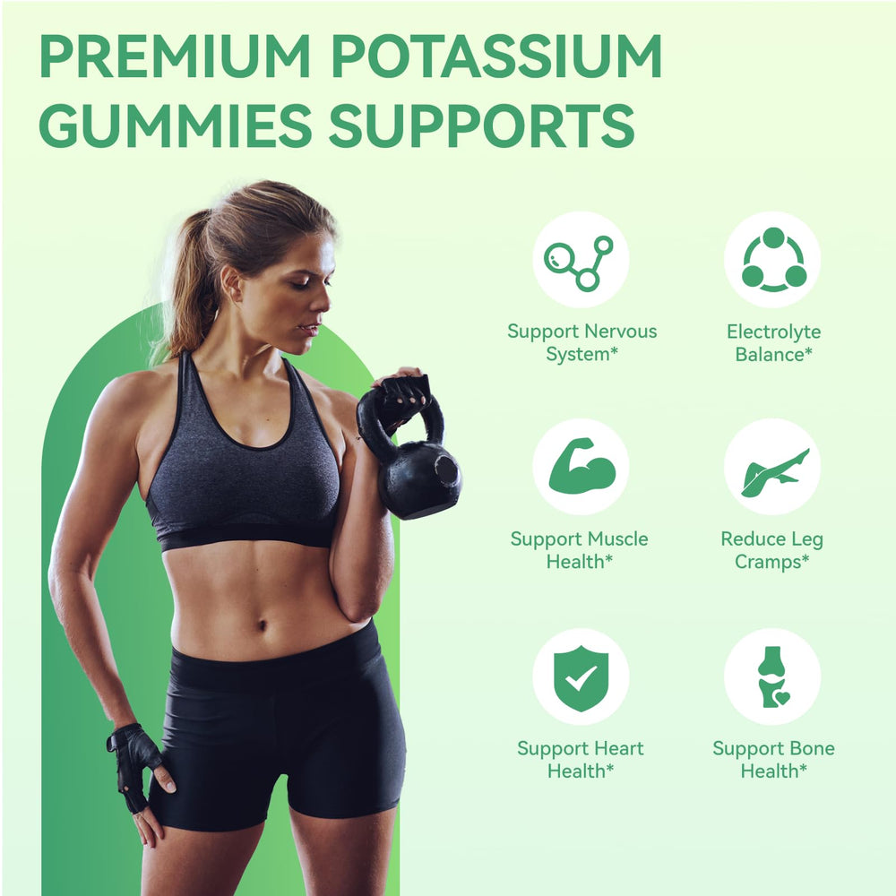 Agumoon potassium gummies chew texture close-up emphasizes tasty convenience.