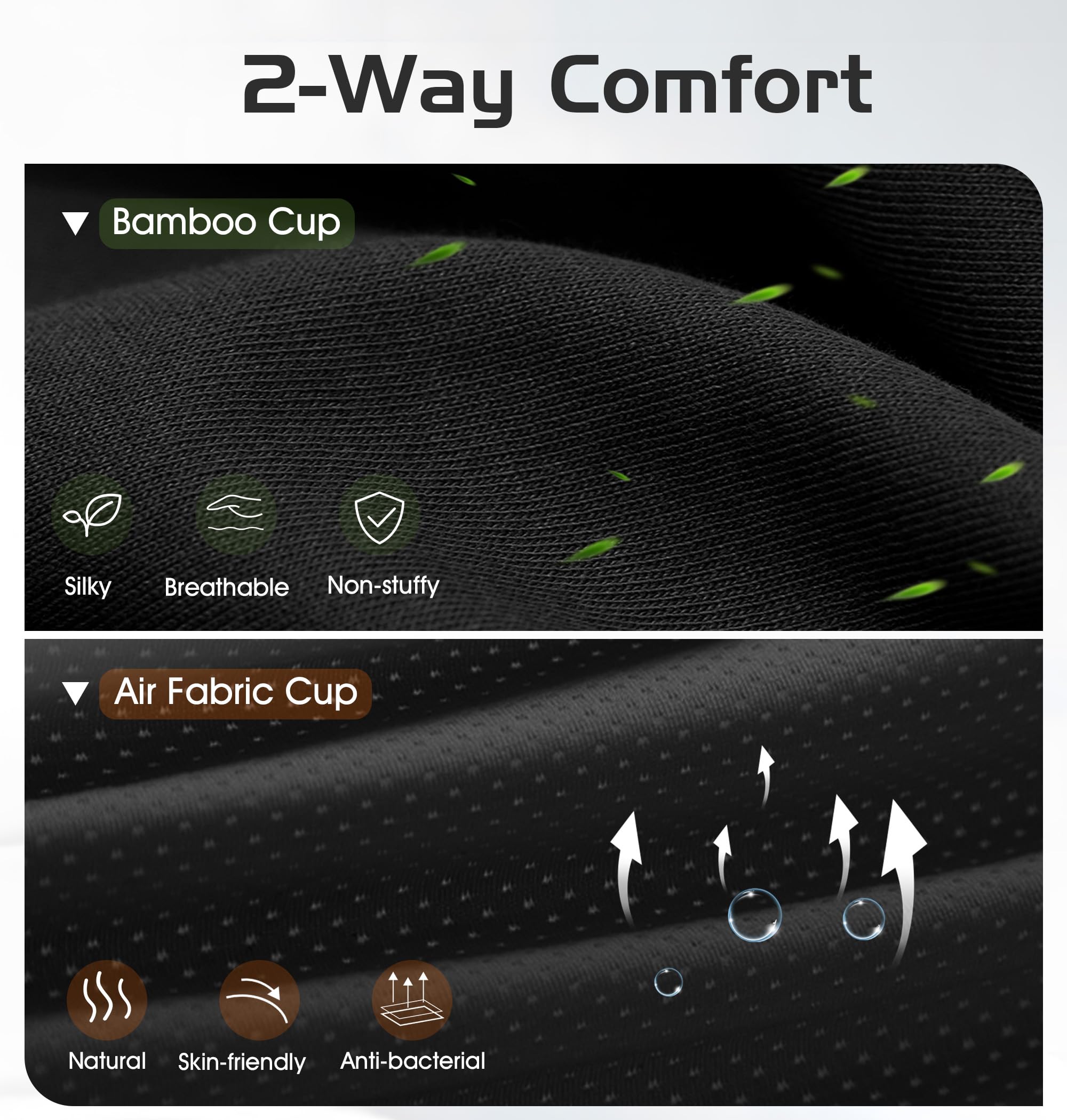 AHUIARGY 3D-contoured eye mask: zero pressure for relaxed eyes.