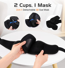 AHUIARGY bamboo cotton cup promotes skin-friendly comfort during rest.