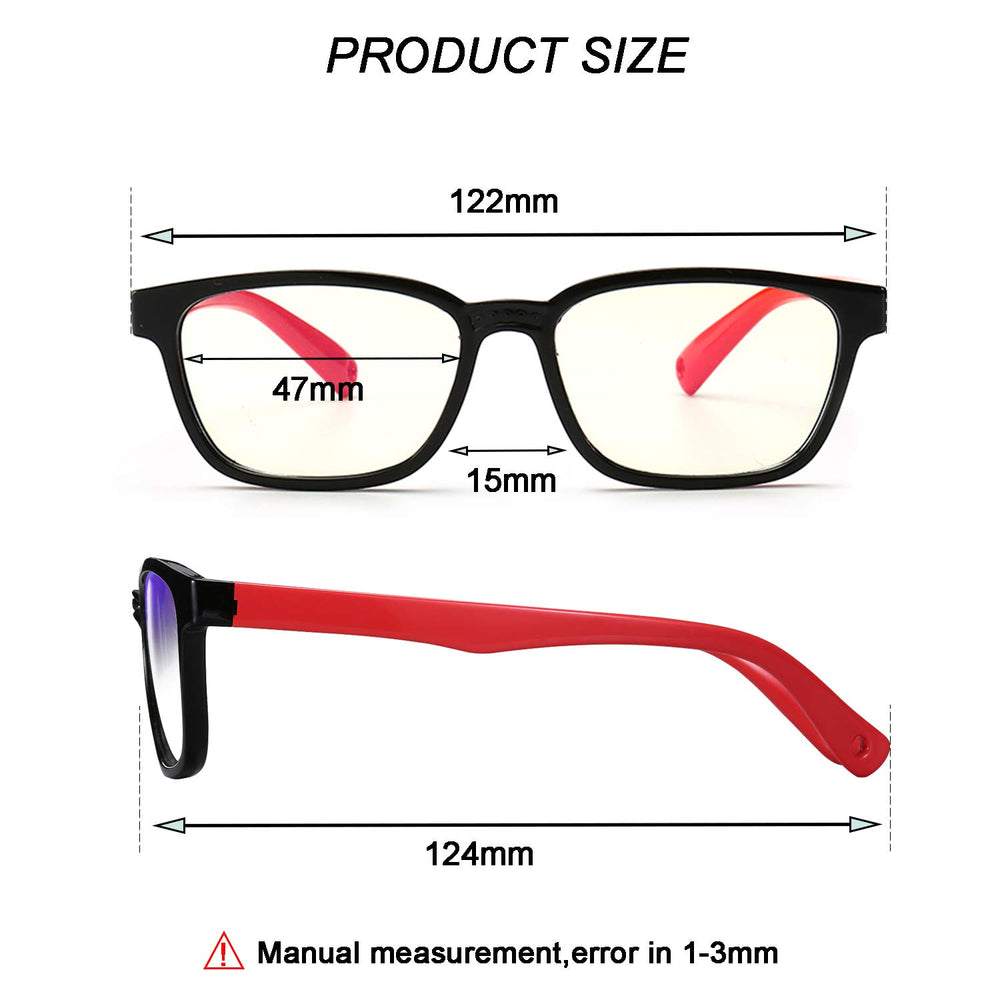 AHXLL gafas infantiles, durabilidad y cuidado fácil.