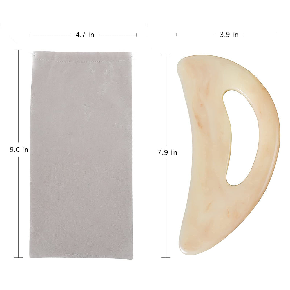 AICNLY gua sha grande de resina para cuerpo entero, masaje cómodo para uso diario.