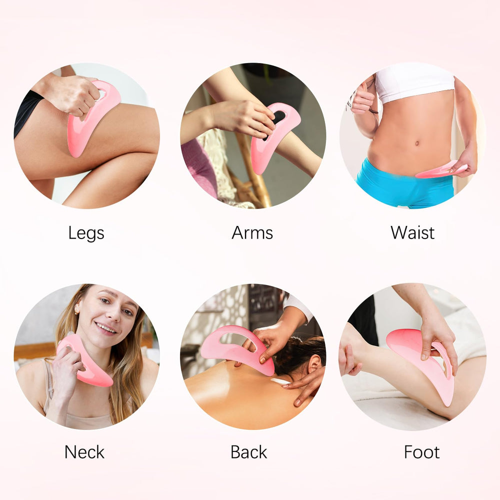 AICNLY Guasha para drenaje linfático promueve circulación y relajación muscular.