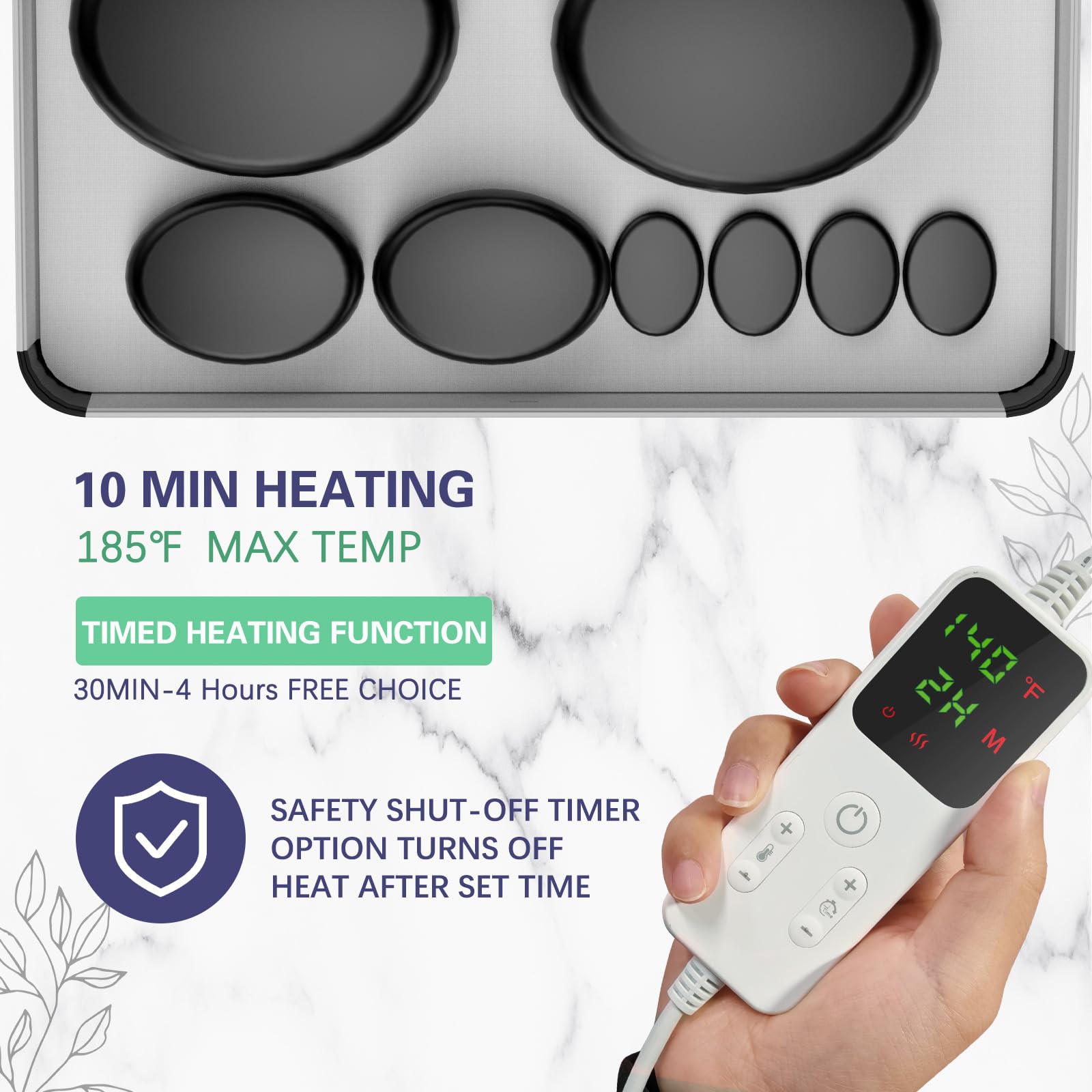 AICNLY heating box with control panel for adjustable warmth