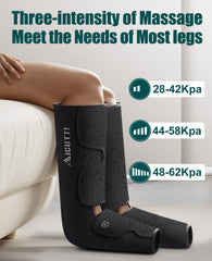 AICUTTI adjustable leg-wrap extensions fit most users comfortably.