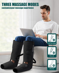 AICUTTI 3x3 airbag system supports calves and feet evenly.