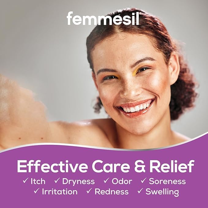 Aidance Femmesil cream-application-closeup demonstrating gentle relief of vaginal irritation.