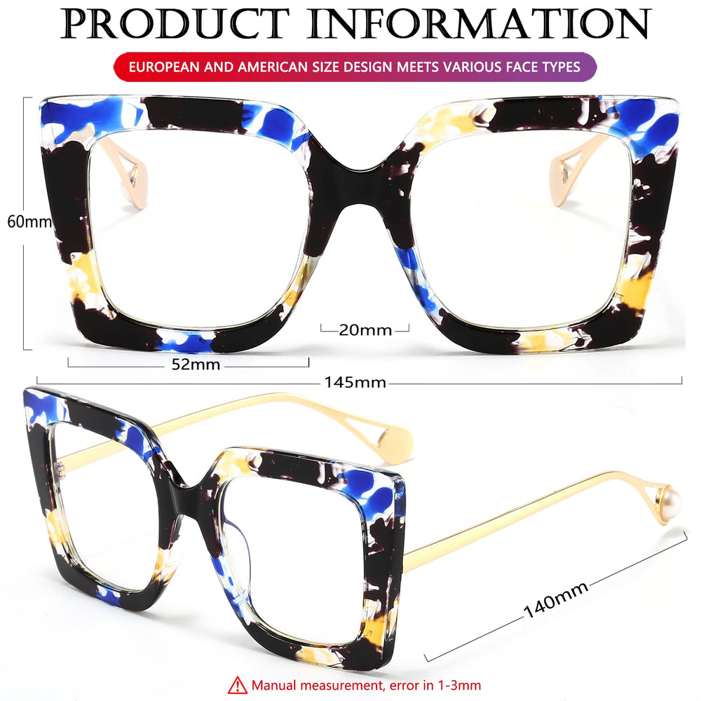 AIEYEZO daily computer usage oversized glasses support comfortable screen time