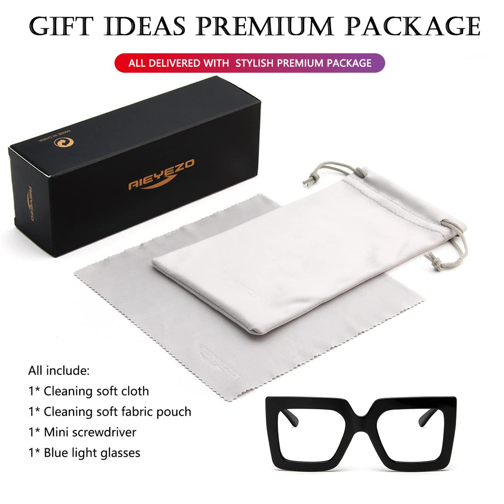 AIEYEZO kit limpieza incluido para mantener lentes como nuevas en casa.